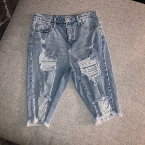 Bermuda Denim Shorts